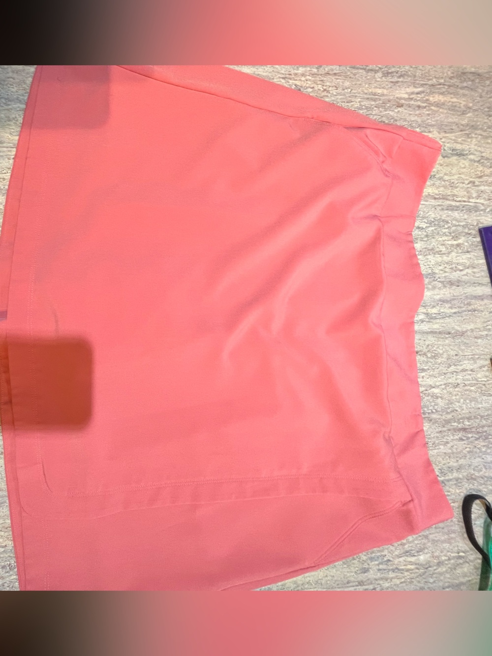 Croft and Barrow XL Coral Pink Athletic Skort EUC